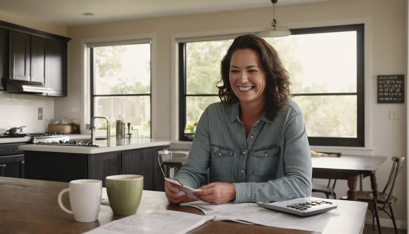 Homeowner reviewing a written garage door quote in the Flower Mound area